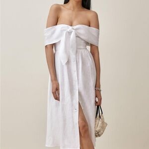 Reformation Off-Shoulder Dress